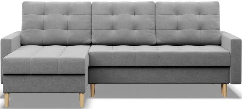 Диван угловой Magnifico Meble Elma LL Bonell Lux 32 (Light Grey)