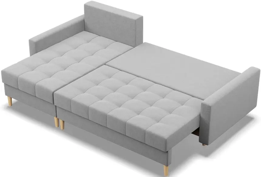 Диван угловой Magnifico Meble Elma LL Bonell Lux 32 (Light Grey)