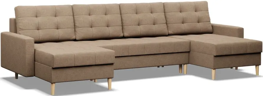 Canapea de colt Magnifico Meble Elma ULL Bonell Lux 2 (Sand Beige) - 2