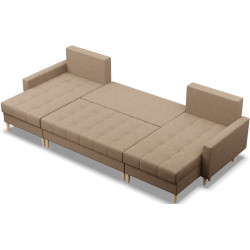 Canapea de colt Magnifico Meble Elma ULL Bonell Lux 2 (Sand Beige) Thumb