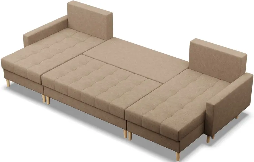 Canapea de colt Magnifico Meble Elma ULL Bonell Lux 2 (Sand Beige) - 5