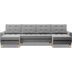 Диван угловой Magnifico Meble Elma ULL Bonell Lux 32 (Light Grey) Thumb