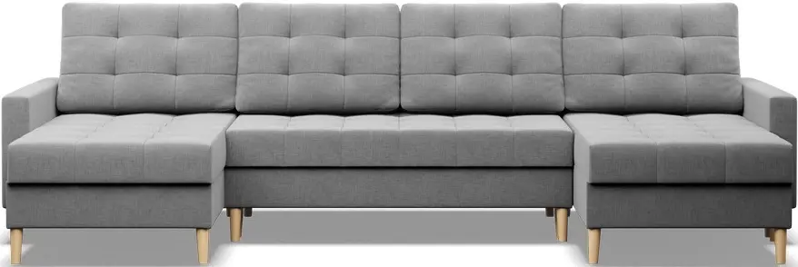 Диван угловой Magnifico Meble Elma ULL Bonell Lux 32 (Light Grey)