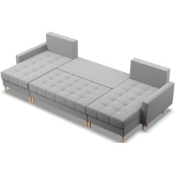 Диван угловой Magnifico Meble Elma ULL Bonell Lux 32 (Light Grey) Thumb