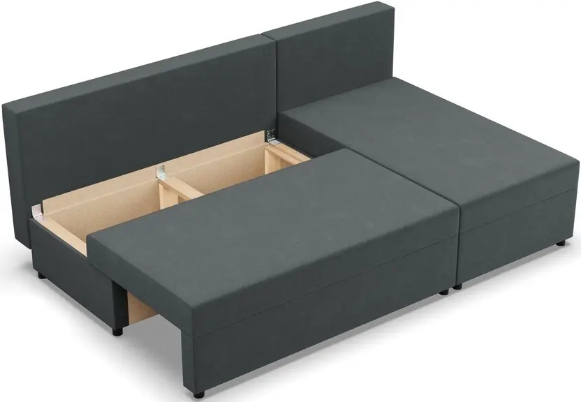 Диван угловой Magnifico Meble Fermo LL Kronos 34 (Dark Grey)