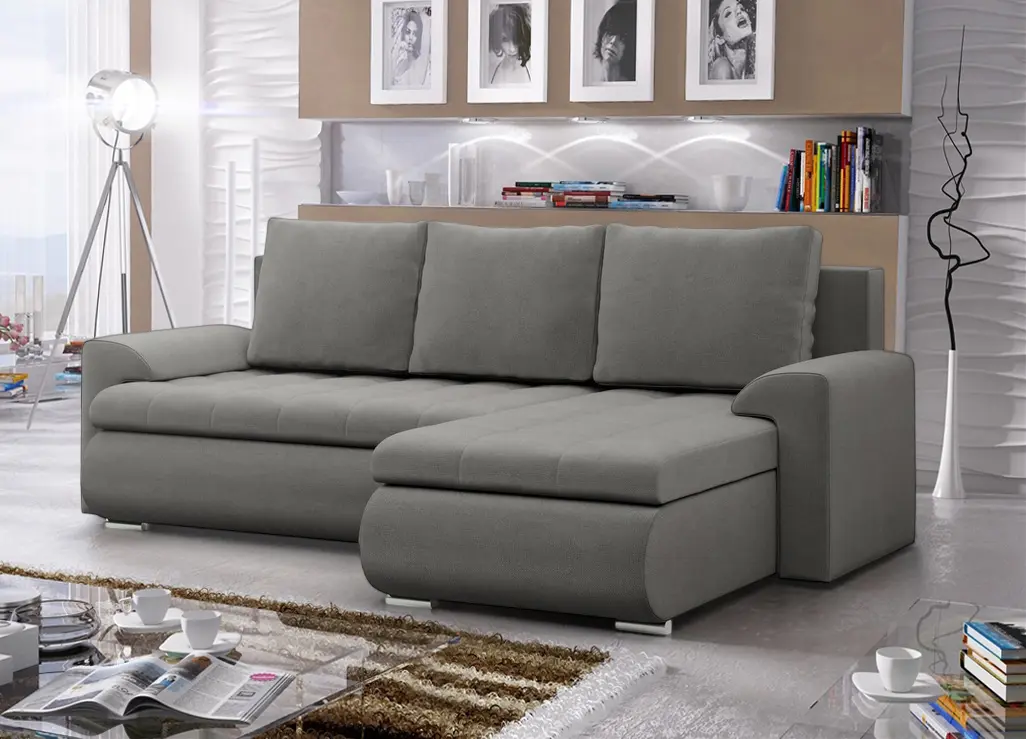 Диван угловой Magnifico Meble Foresta LL Kronos 15 Right (Light Grey)