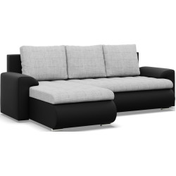 Canapea de colt Magnifico Meble Foresta LL Lawa 09/Real 11 Left (Light Grey/Black) Thumb