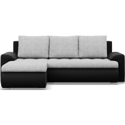 Canapea de colt Magnifico Meble Foresta LL Lawa 09/Real 11 Left (Light Grey/Black) Thumb