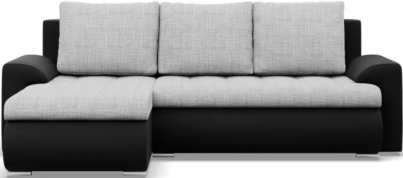 Canapea de colt Magnifico Meble Foresta LL Lawa 09/Real 11 Left (Light Grey/Black)