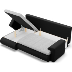 Canapea de colt Magnifico Meble Foresta LL Lawa 09/Real 11 Left (Light Grey/Black) Thumb