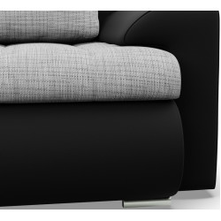 Canapea de colt Magnifico Meble Foresta LL Lawa 09/Real 11 Left (Light Grey/Black) Thumb