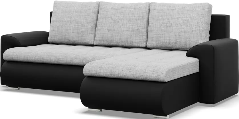 Диван угловой Magnifico Meble Foresta LL Lawa 09/Real 11 Right (Light Grey/Black)