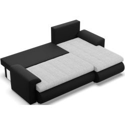 Диван угловой Magnifico Meble Foresta LL Lawa 09/Real 11 Right (Light Grey/Black) Thumb