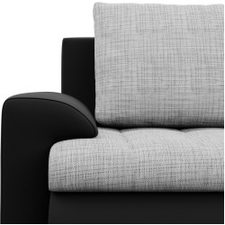 Диван угловой Magnifico Meble Foresta LL Lawa 09/Real 11 Right (Light Grey/Black) Thumb