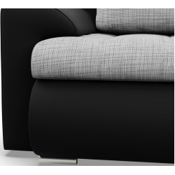 Диван угловой Magnifico Meble Foresta LL Lawa 09/Real 11 Right (Light Grey/Black) Thumb