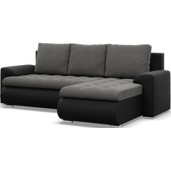 Canapea de colt Magnifico Meble Foresta LL Trinity 15/Real 11 Right (Dark Grey/Black) Thumb