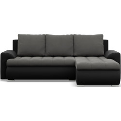 Canapea de colt Magnifico Meble Foresta LL Trinity 15/Real 11 Right (Dark Grey/Black) Thumb