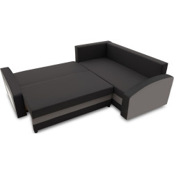 Диван угловой Magnifico Meble Grande Left Shelf Bonell Mikrofaza 15/Mikrofaza 27 Right (Black/Grey) Thumb