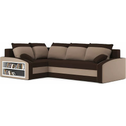 Canapea de colt Magnifico Meble Grande Left Shelf Bonell Mikrofaza 20/Mikrofaza 48 Left (Brown/Cappuccino) Thumb