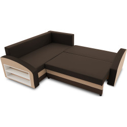 Canapea de colt Magnifico Meble Grande Left Shelf Bonell Mikrofaza 20/Mikrofaza 48 Left (Brown/Cappuccino) Thumb