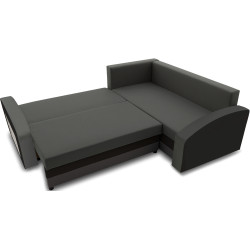 Диван угловой Magnifico Meble Grande Left Shelf Bonell Mikrofaza 27/Mikrofaza 15 Right (Grey/Black) Thumb