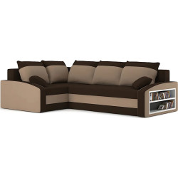 Canapea de colt Magnifico Meble Grande Right Shelf Bonell Mikrofaza 20/Mikrofaza 48 Left (Brown/Cappuccino) Thumb