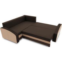 Canapea de colt Magnifico Meble Grande Right Shelf Bonell Mikrofaza 20/Mikrofaza 48 Left (Brown/Cappuccino) Thumb