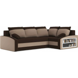 Диван угловой Magnifico Meble Grande Right Shelf Bonell Mikrofaza 20/Mikrofaza 48 Right (Brown/Cappuccino) Thumb