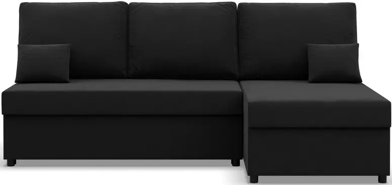 Диван угловой Magnifico Meble Kemi Right Bonell Mikrofaza 15 (Black)