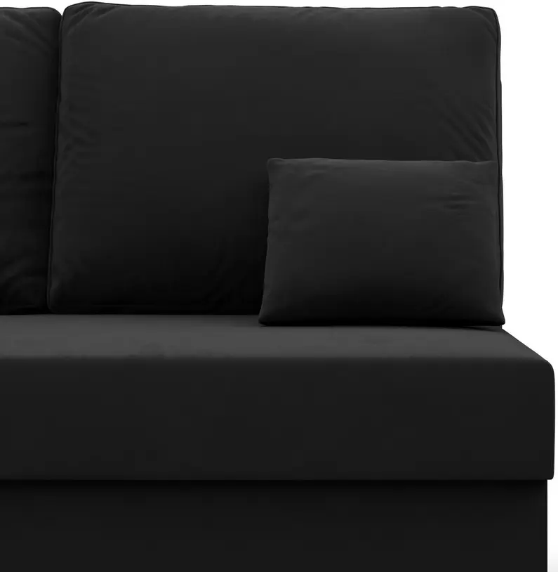 Диван угловой Magnifico Meble Kemi Right Bonell Mikrofaza 15 (Black)