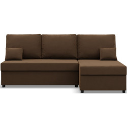 Диван угловой Magnifico Meble Kemi Right Bonell Mikrofaza 20 (Brown) Thumb