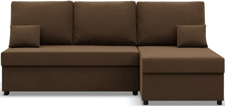 Диван угловой Magnifico Meble Kemi Right Bonell Mikrofaza 20 (Brown) - 3