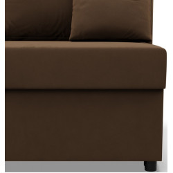 Диван угловой Magnifico Meble Kemi Right Bonell Mikrofaza 20 (Brown) Thumb