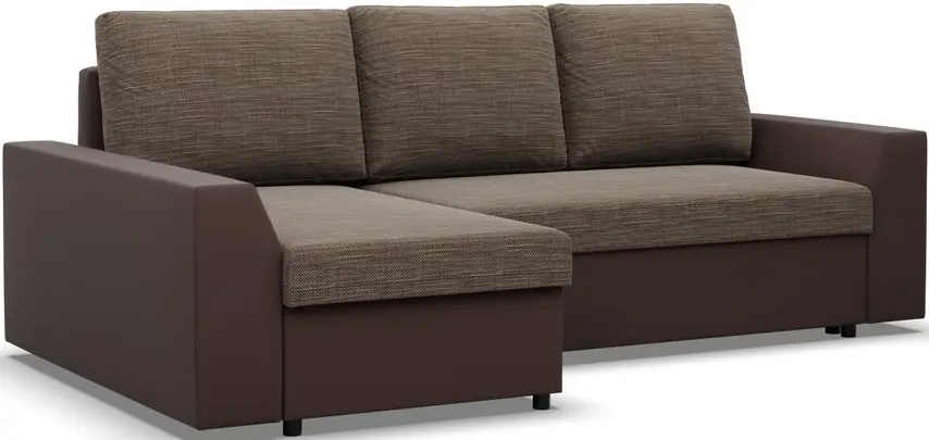 Canapea de colt Magnifico Meble Lugo LL Lawa 2/Real 66 Left (Brown)