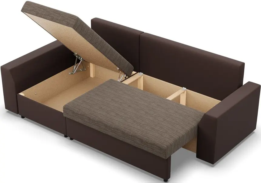 Canapea de colt Magnifico Meble Lugo LL Lawa 2/Real 66 Left (Brown)