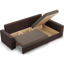 Диван угловой Magnifico Meble Lugo LL Lawa 2/Real 66 Right (Brown) Thumb