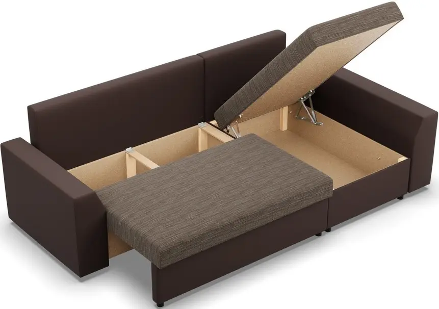 Диван угловой Magnifico Meble Lugo LL Lawa 2/Real 66 Right (Brown) - 4