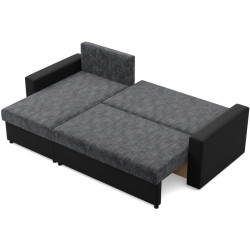 Canapea de colt Magnifico Meble Luna LL Lawa 17/Real 11 Left (Dark Grey/Black) Thumb