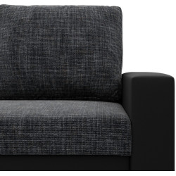 Canapea de colt Magnifico Meble Luna LL Lawa 17/Real 11 Left (Dark Grey/Black) Thumb