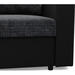 Canapea de colt Magnifico Meble Luna LL Lawa 17/Real 11 Left (Dark Grey/Black) Thumb