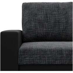 Canapea de colt Magnifico Meble Luna LL Lawa 17/Real 11 Right (Dark Grey/Black) Thumb