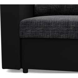 Canapea de colt Magnifico Meble Luna LL Lawa 17/Real 11 Right (Dark Grey/Black) Thumb