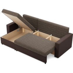 Диван угловой Magnifico Meble Luna LL Lawa 2/Real 66 Left (Brown) Thumb