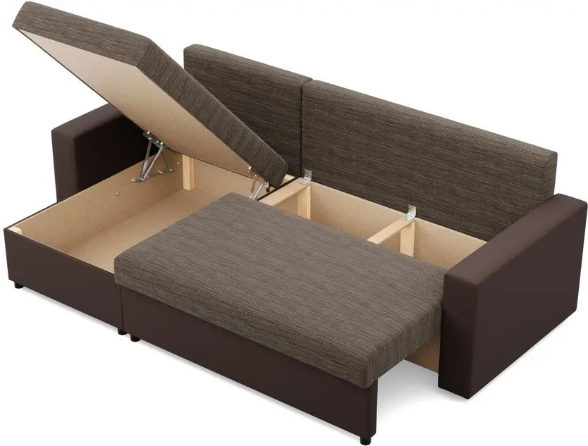 Диван угловой Magnifico Meble Luna LL Lawa 2/Real 66 Left (Brown) - 4