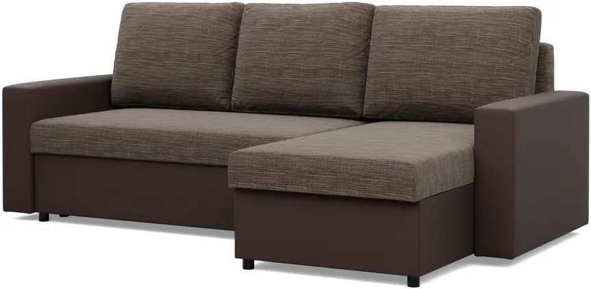 Диван угловой Magnifico Meble Luna LL Lawa 2/Real 66 Right (Brown)