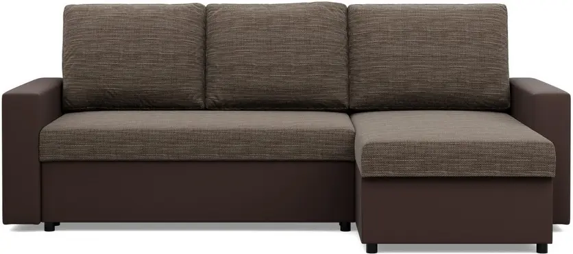 Диван угловой Magnifico Meble Luna LL Lawa 2/Real 66 Right (Brown)