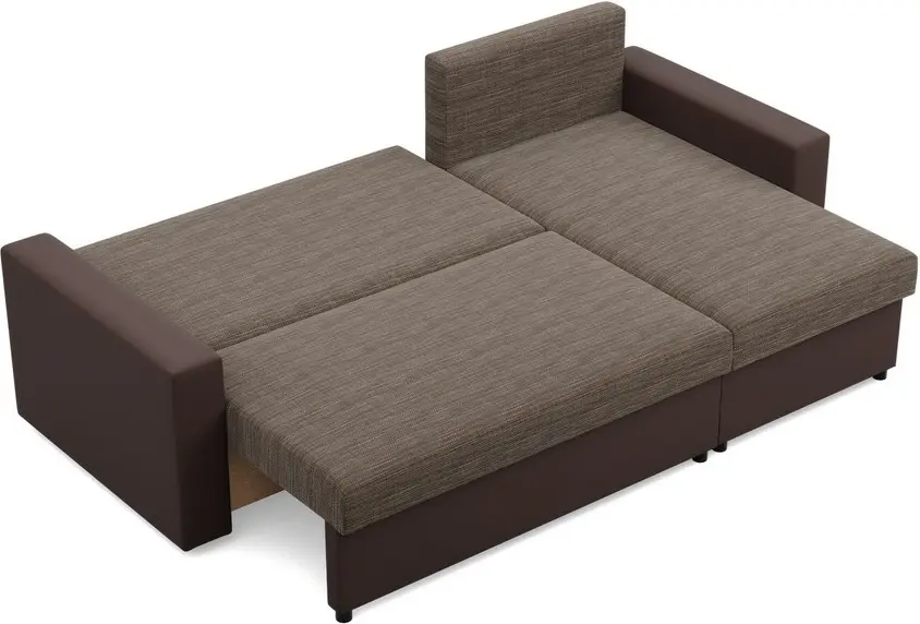 Диван угловой Magnifico Meble Luna LL Lawa 2/Real 66 Right (Brown)