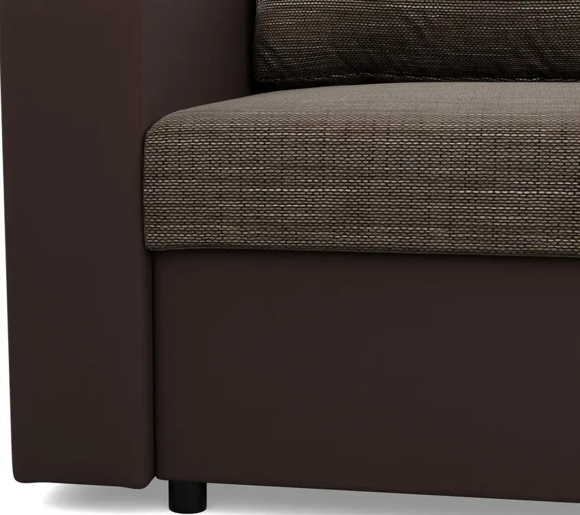 Диван угловой Magnifico Meble Luna LL Lawa 2/Real 66 Right (Brown)