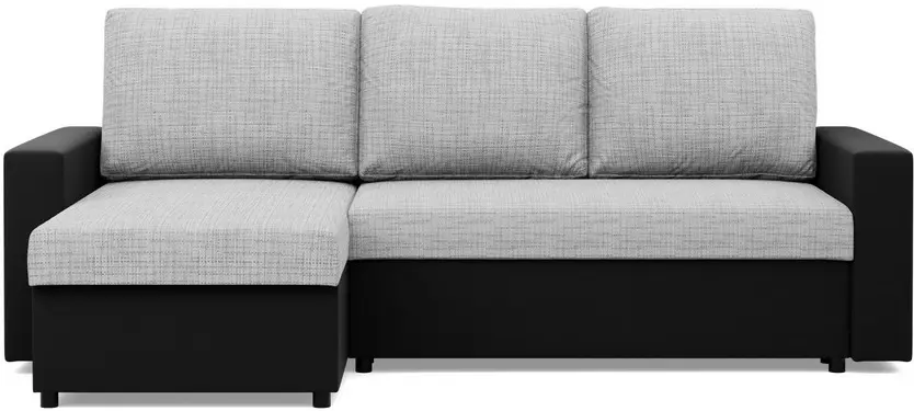 Диван угловой Magnifico Meble Luna LL Lawa 9/Real 11 Left (Light Grey/Black) - 3