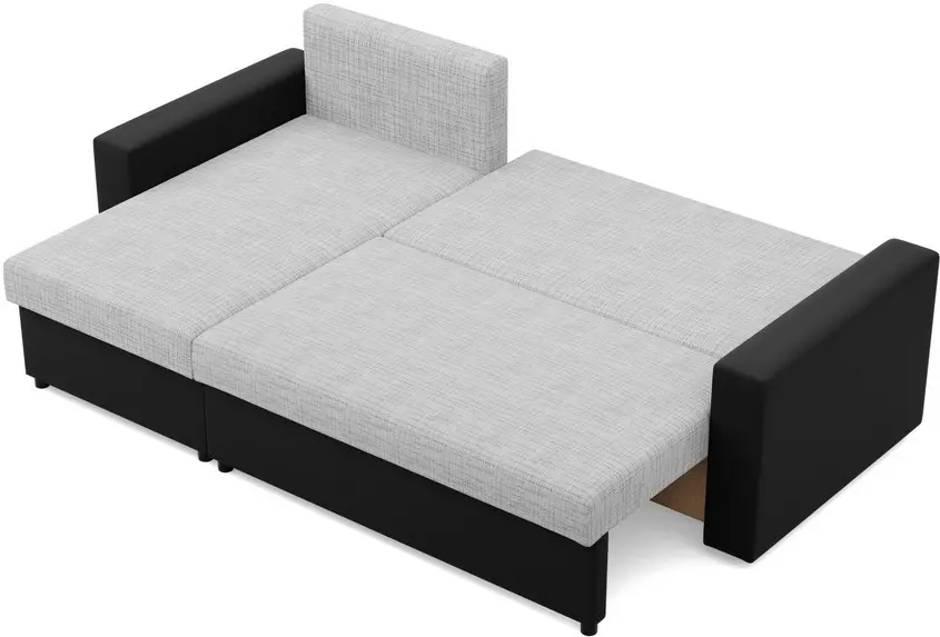 Диван угловой Magnifico Meble Luna LL Lawa 9/Real 11 Left (Light Grey/Black) - 5